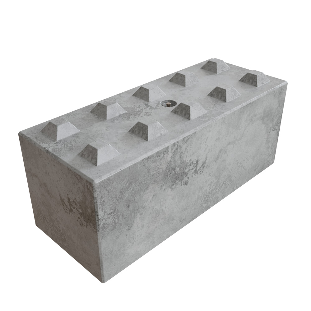1500 x 600 x 600 Standard Concrete Interlocking Blocks Manchester