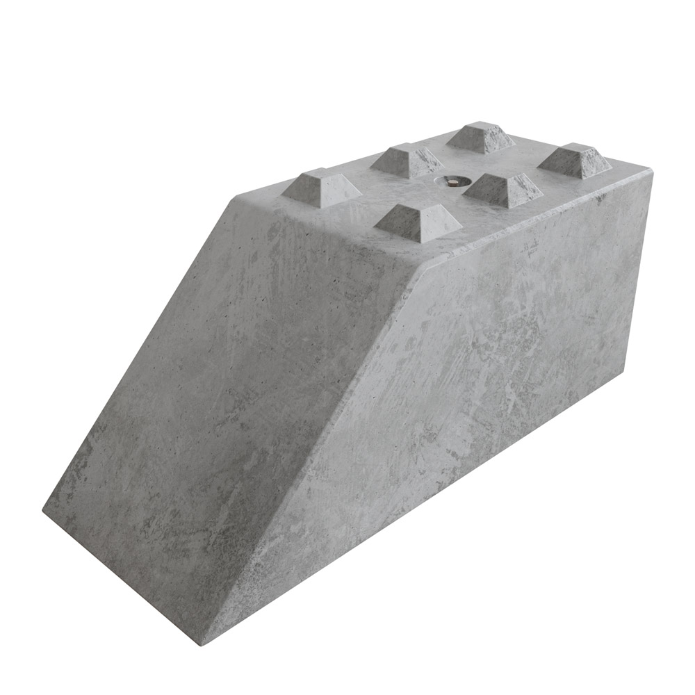 1500 x 600 x 600 45° Slope Interlocking Blocks Manchester