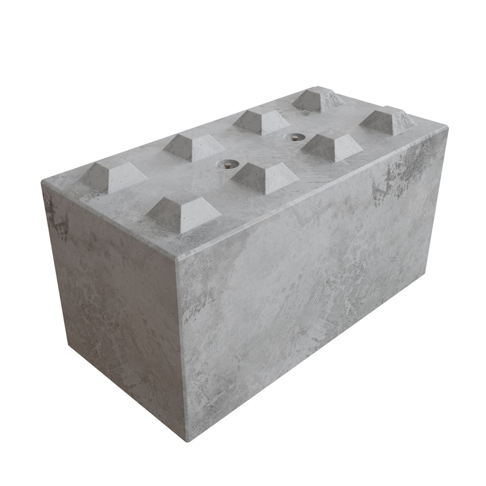1600 x 800 x 800 Standard Concrete Interlocking Blocks Manchester